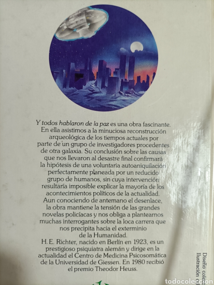 Libros de segunda mano: Y todos hablaron de paz. Horst E. Richter. - Foto 2