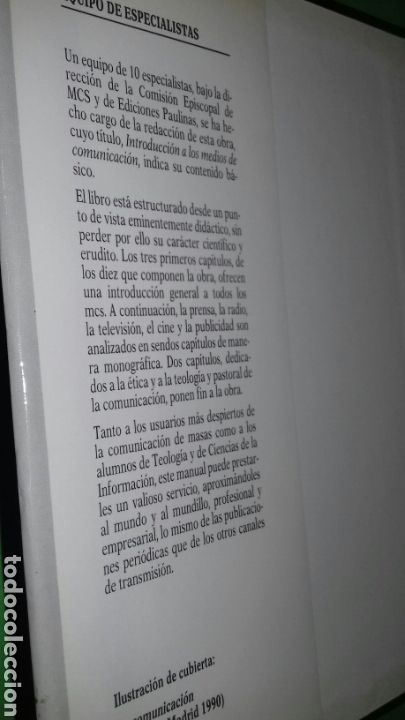 Libros de segunda mano: INTRODUCCION A LOS MEDIOS DE COMUNICACION. VV.AA. ED. PAULINAS, 1990. - Foto 3