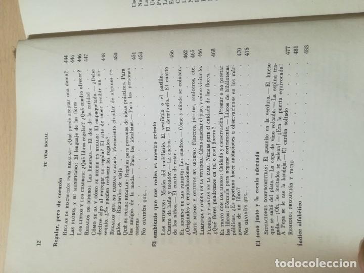 Libros de segunda mano: TU VIDA SOCIAL / OHEIM / DAIMON / AL83 - Foto 15