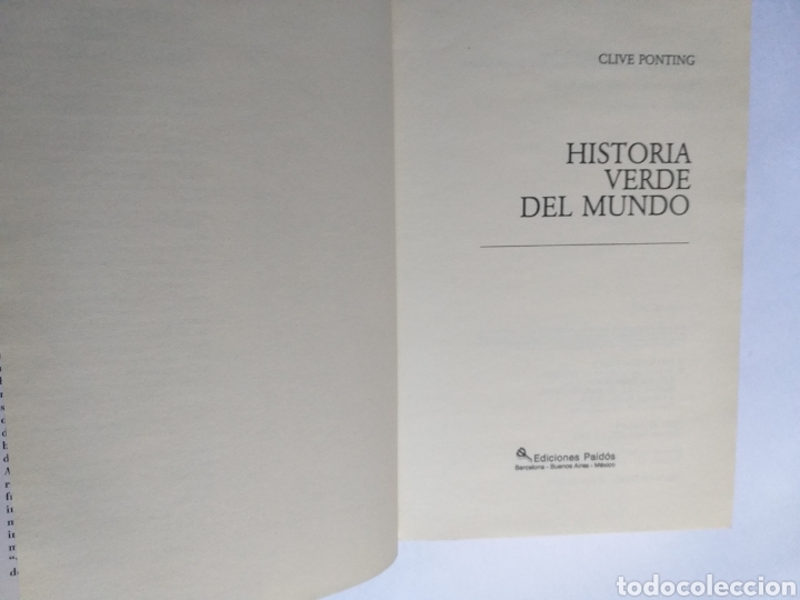 Libros de segunda mano: Historia verde del mundo Clive Ponting - Foto 8