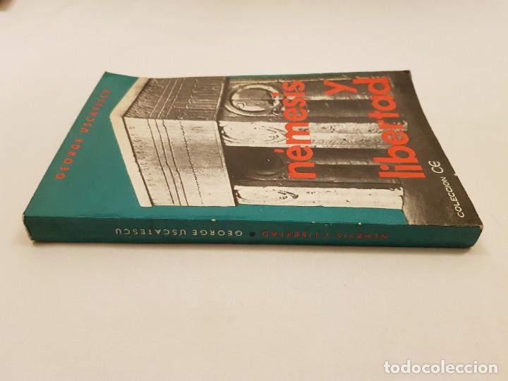 Libros de segunda mano: N&eacute;mesis y libertad. George Uscatescu. - Foto 2