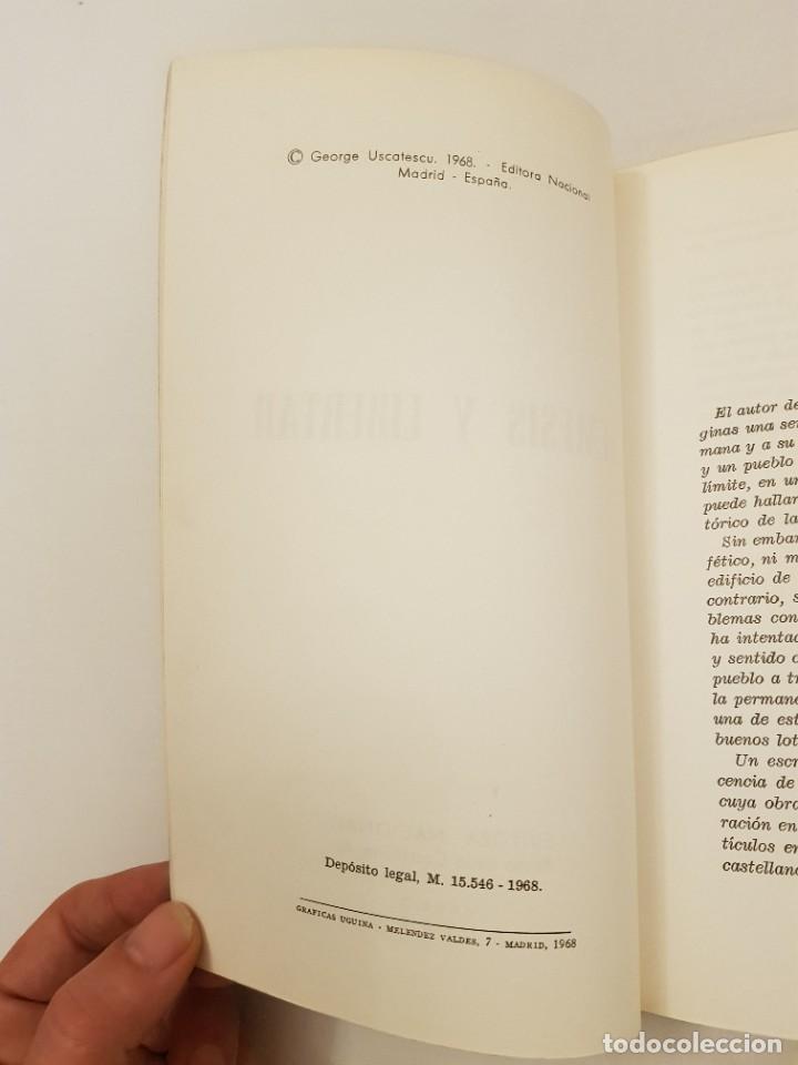 Libros de segunda mano: N&eacute;mesis y libertad. George Uscatescu. - Foto 3