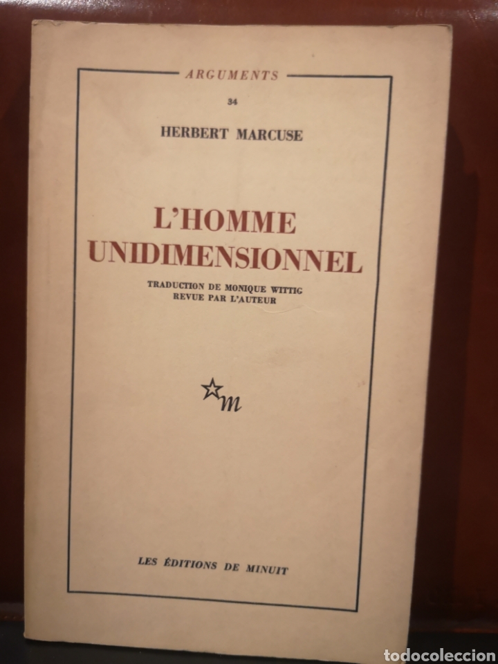 Libros de segunda mano: Lhomme unidimensional. Herbert Marcus. - Foto 1
