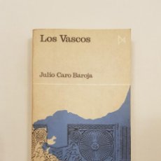 Libros de segunda mano: LOS VASCOS. JULIO CARO BAROJA.. Lote 313403538
