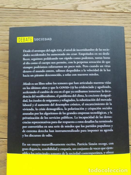 Libros de segunda mano: MIEDO. PATRICIA SIM&Oacute;N - Foto 2