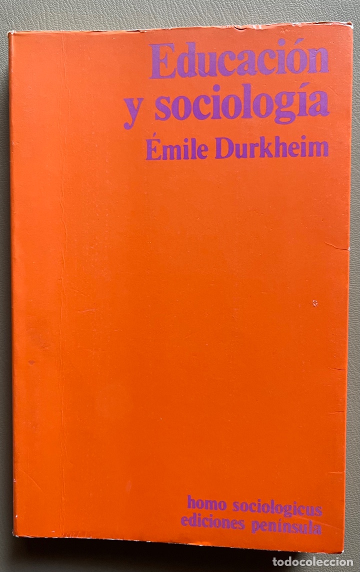 Educacion Y Sociologia. Emile Durkheim - Comprar Libros De Sociología ...