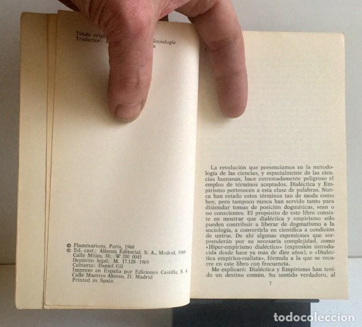 Libros de segunda mano: DIAL&Eacute;CTICA Y SOCIOLOG&Iacute;A. Georges Gurvitch - Foto 4