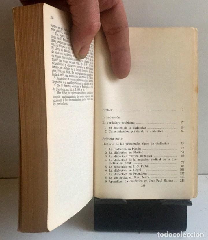 Libros de segunda mano: DIAL&Eacute;CTICA Y SOCIOLOG&Iacute;A. Georges Gurvitch - Foto 6