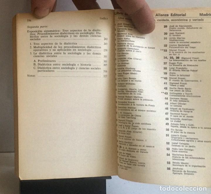 Libros de segunda mano: DIAL&Eacute;CTICA Y SOCIOLOG&Iacute;A. Georges Gurvitch - Foto 7