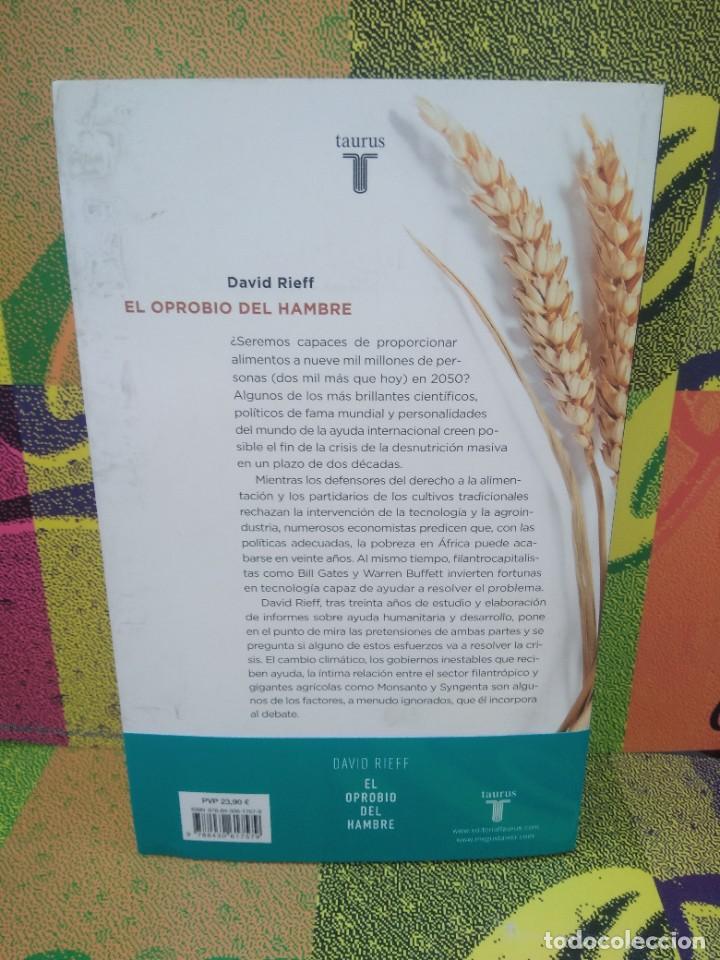 Libros de segunda mano: Libro El Oprobio del hambre, David Rieff - Foto 3