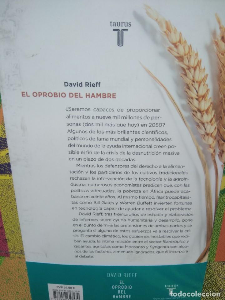 Libros de segunda mano: Libro El Oprobio del hambre, David Rieff - Foto 4