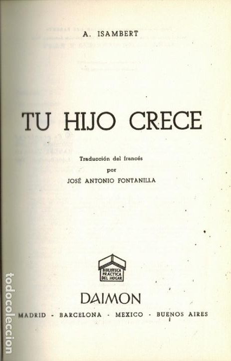 Libros de segunda mano: TU HIJO CRECE - Foto 1