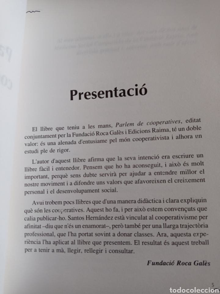 Libros de segunda mano: Parlem de cooperatives - Foto 2