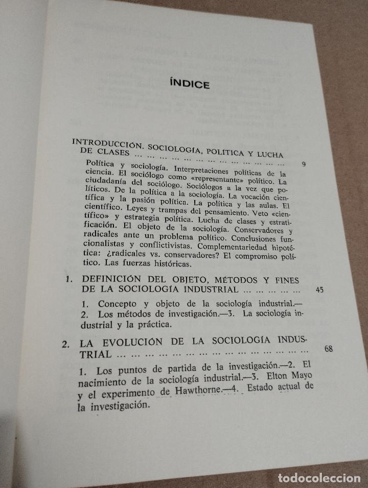 Libros de segunda mano: SOCIOLOG&Iacute;A INDUSTRIAL (WOLFRAM BURISCH) - Foto 3