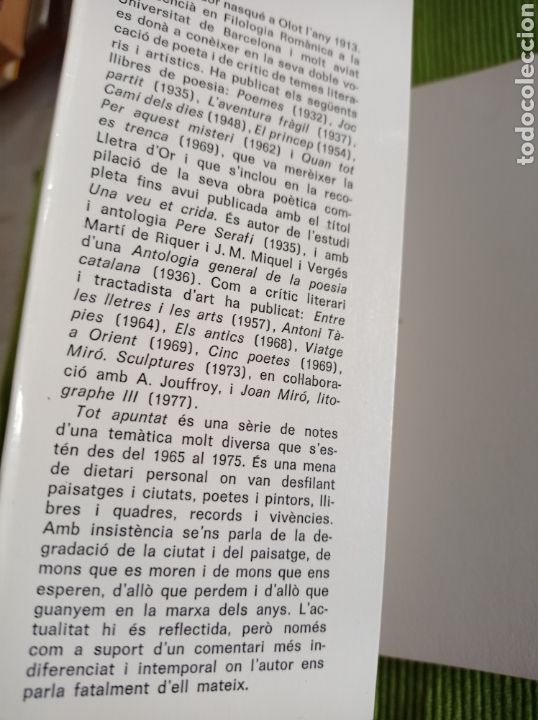 Libros de segunda mano: Tot apuntat - Foto 2