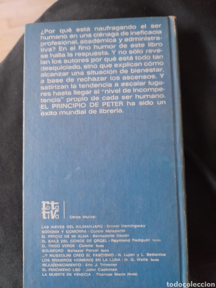 Libros de segunda mano: El principio de Peter. Dr. Lawrence J. Peter - Foto 2