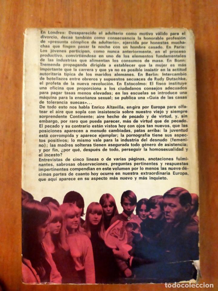 Libros de segunda mano: EUROPA, PECADO Y VIRTUD. ENRICO ALTAVILLA - Foto 2