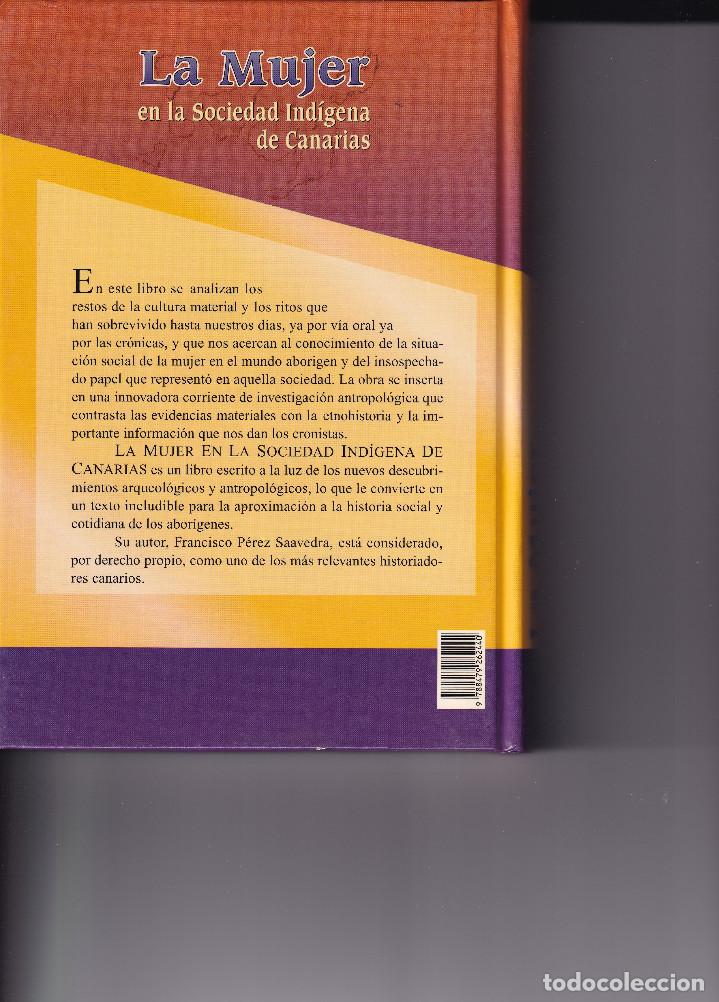 Libros de segunda mano: LA MUJER EN LA SOCIEDAD INDIGENA DE CANARIAS - Foto 2
