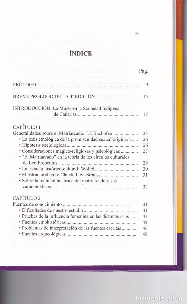 Libros de segunda mano: LA MUJER EN LA SOCIEDAD INDIGENA DE CANARIAS - Foto 3