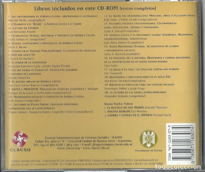 Libros de segunda mano: CLACSO 2002-2003 - 20 libros en textos completos (CD-rom) - Foto 2