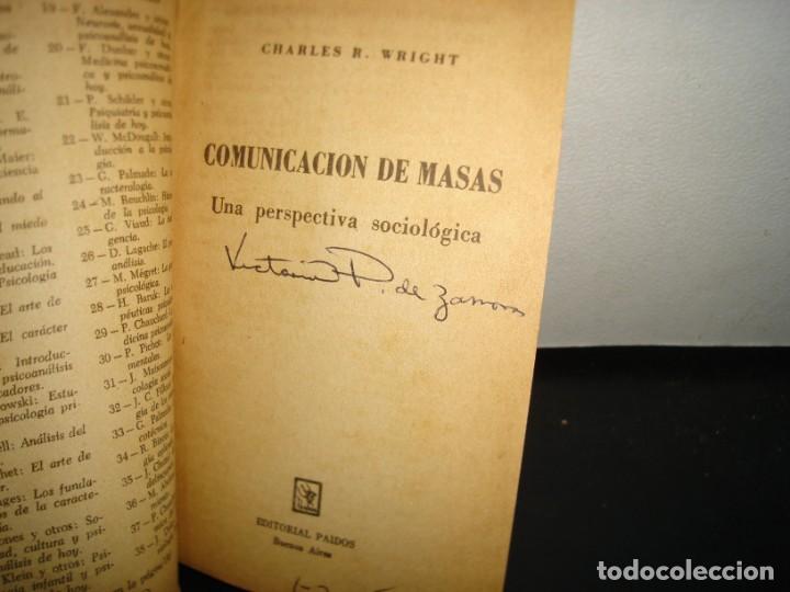 Libros de segunda mano: 16- COMUNICACI&Oacute;N DE MASAS - CHARLES R. WRIGHT - Foto 3