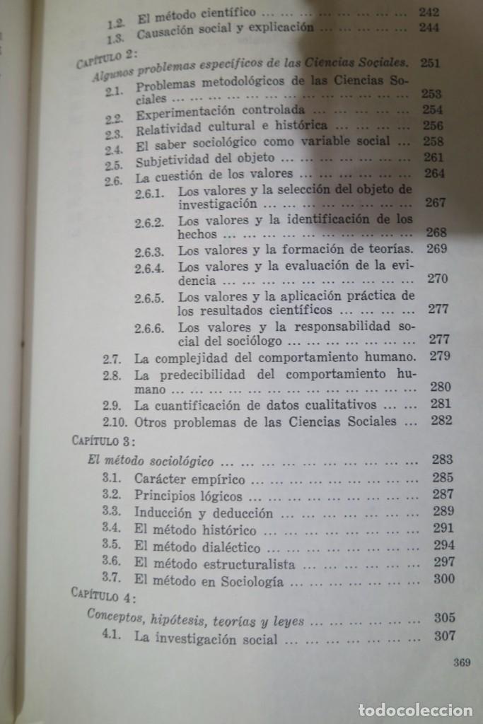Libros de segunda mano: SOCIOLOG&Iacute;A. D&Iacute;EZ NICOL&Aacute;S - Foto 4