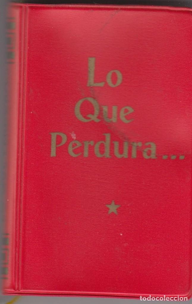 Libros de segunda mano: LO QUE PERDURA -ABZ - Foto 1