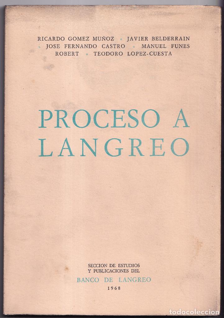 Libros de segunda mano: AA. VV.: PROCESO A LANGREO. 1968. ASTURIAS - Foto 1