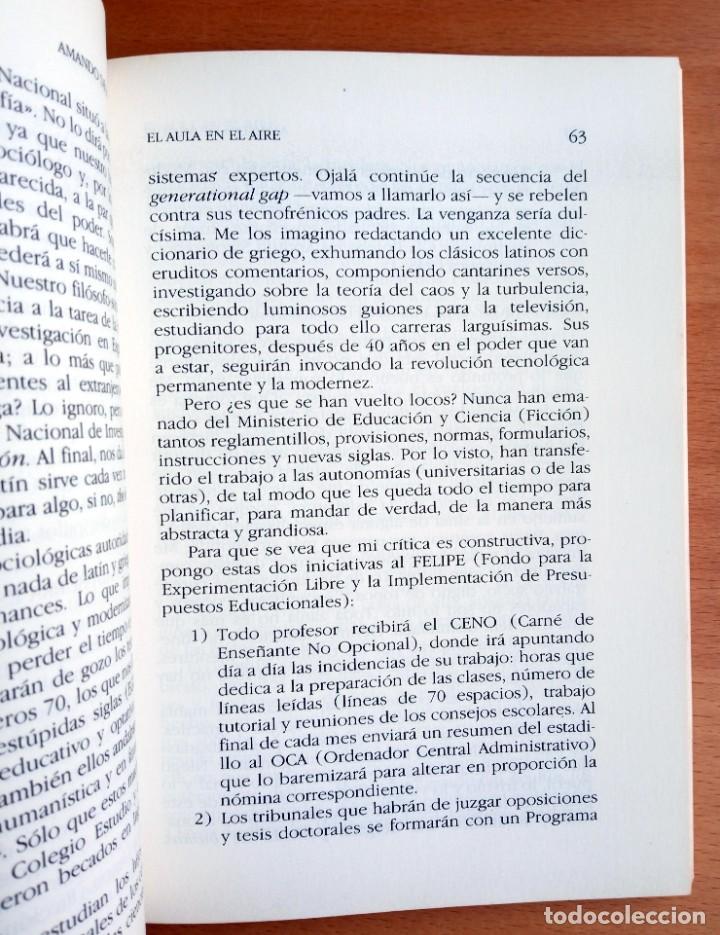 Libros de segunda mano: El aula en el aire, de Amando de Miguel. - Foto 3