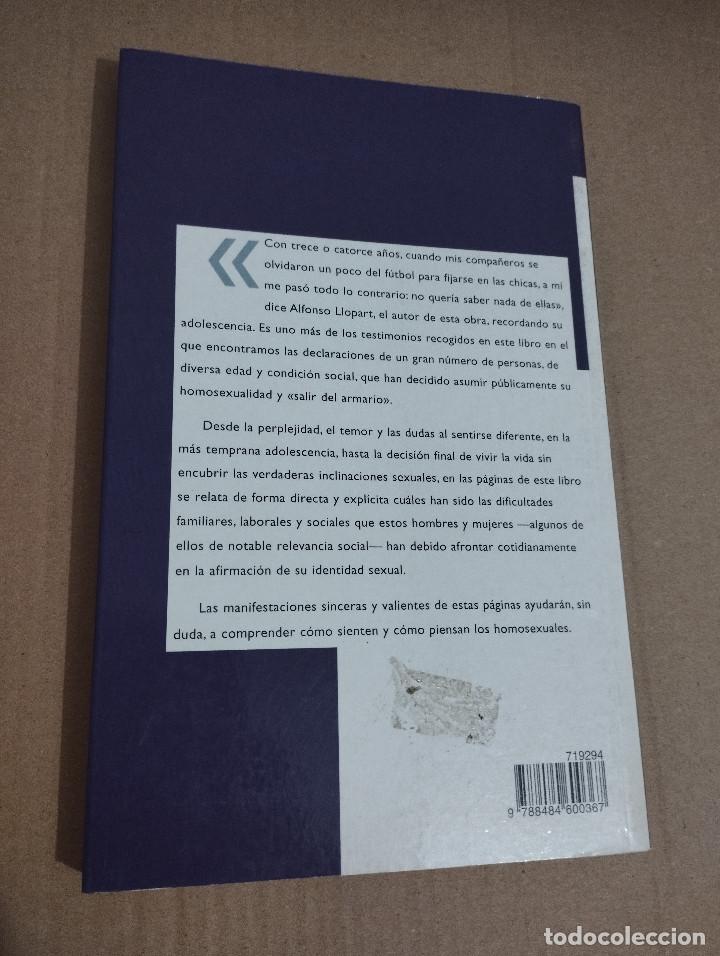 Libros de segunda mano: SALIR DEL ARMARIO (ALFONSO LLOPART) - Foto 4