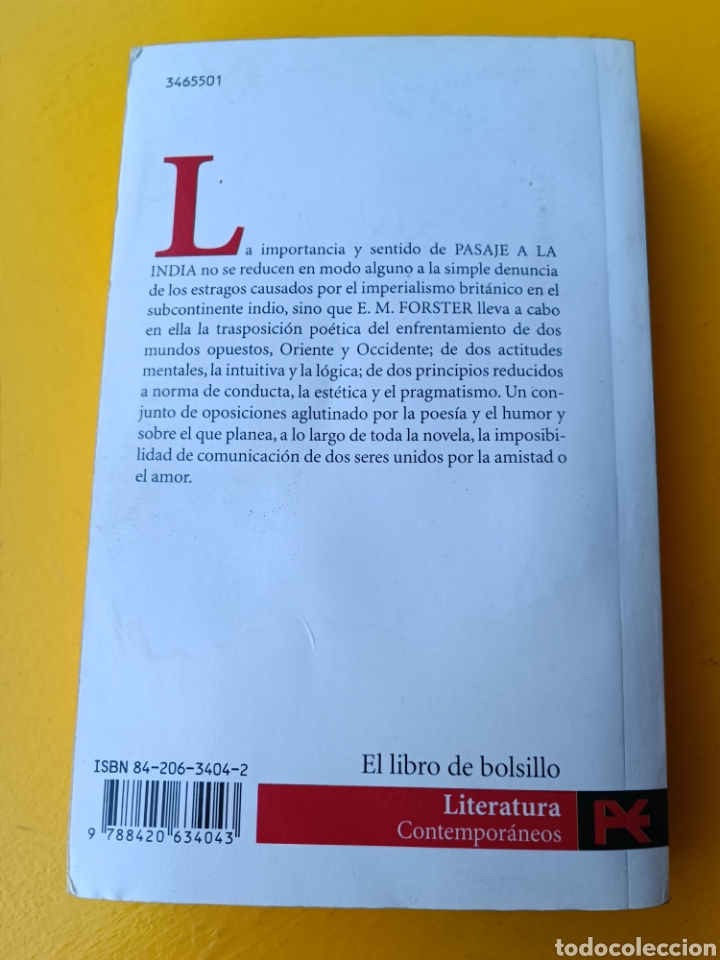 Libros de segunda mano: Pasaje a la India e m forster alianza debolsillo - Foto 2