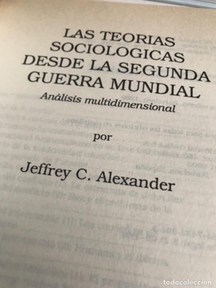 libro. las teorías sociologicas desde la segund - Buy Used books about  sociology on todocoleccion