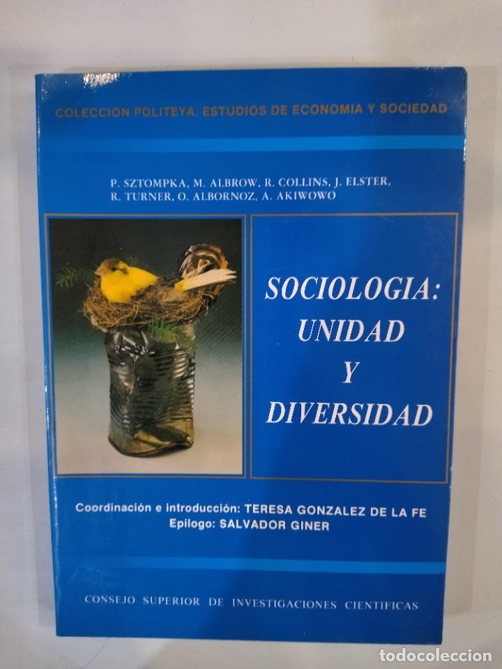 Libros de segunda mano: Sociolog&iacute;a: unidad y diversidad - Foto 1