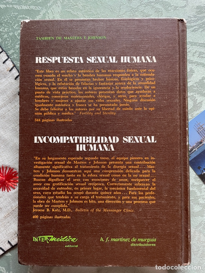 Libros de segunda mano: Homosexualidad en perspectiva (williqm h. Masters) - Foto 2