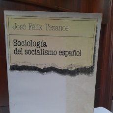 Libros de segunda mano: SOCIOLOGÍA DEL SOCIALISMO ESPAÑOL JOSÉ FÉLIX TEZANOS. TH 727