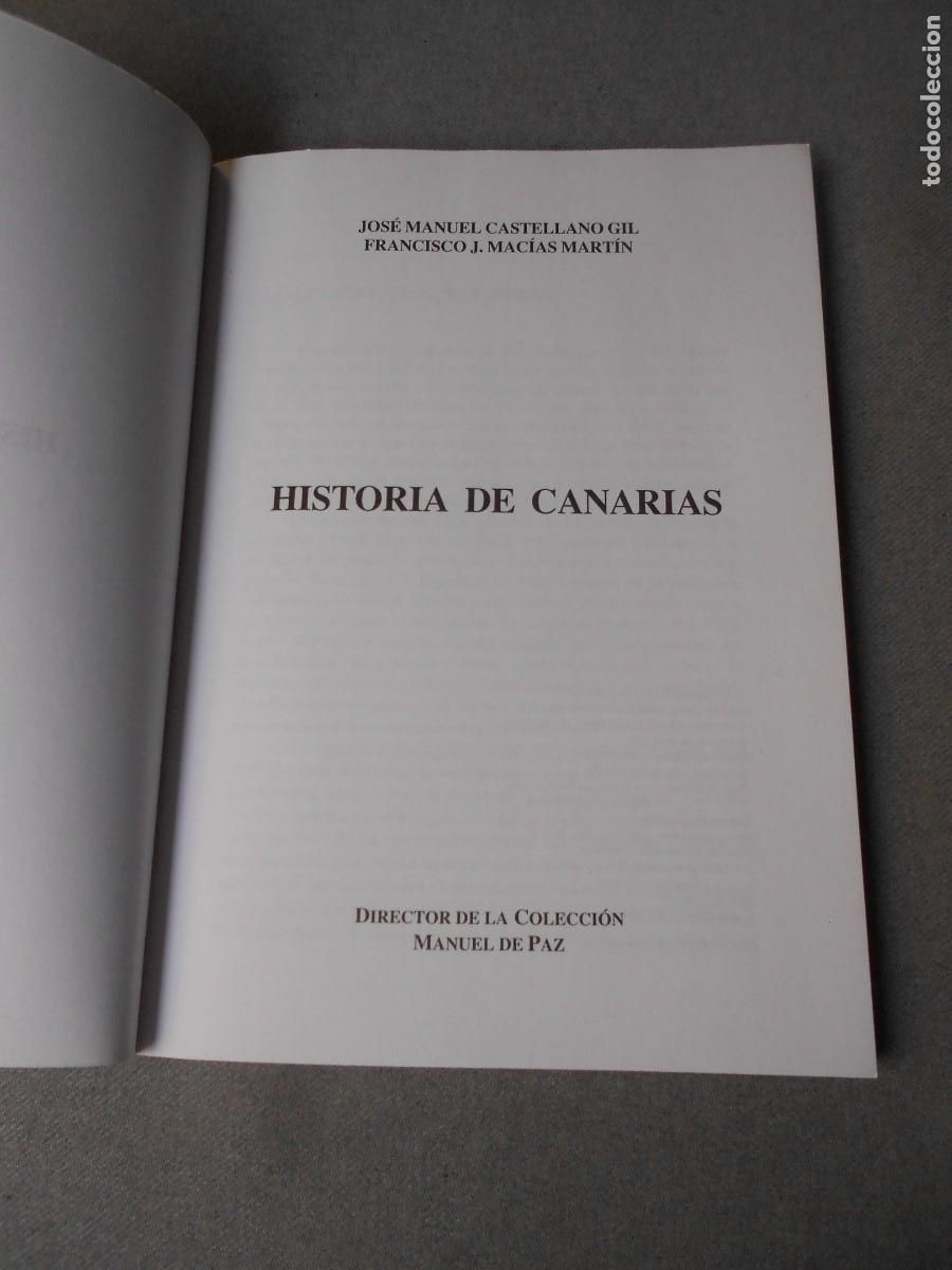 Libros de segunda mano: HISTORIA DE CANARIAS - Foto 2