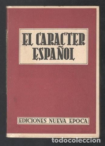 Libros de segunda mano: BEINHAUER, Werner: EL CARACTER ESPA&Ntilde;OL. - Foto 1