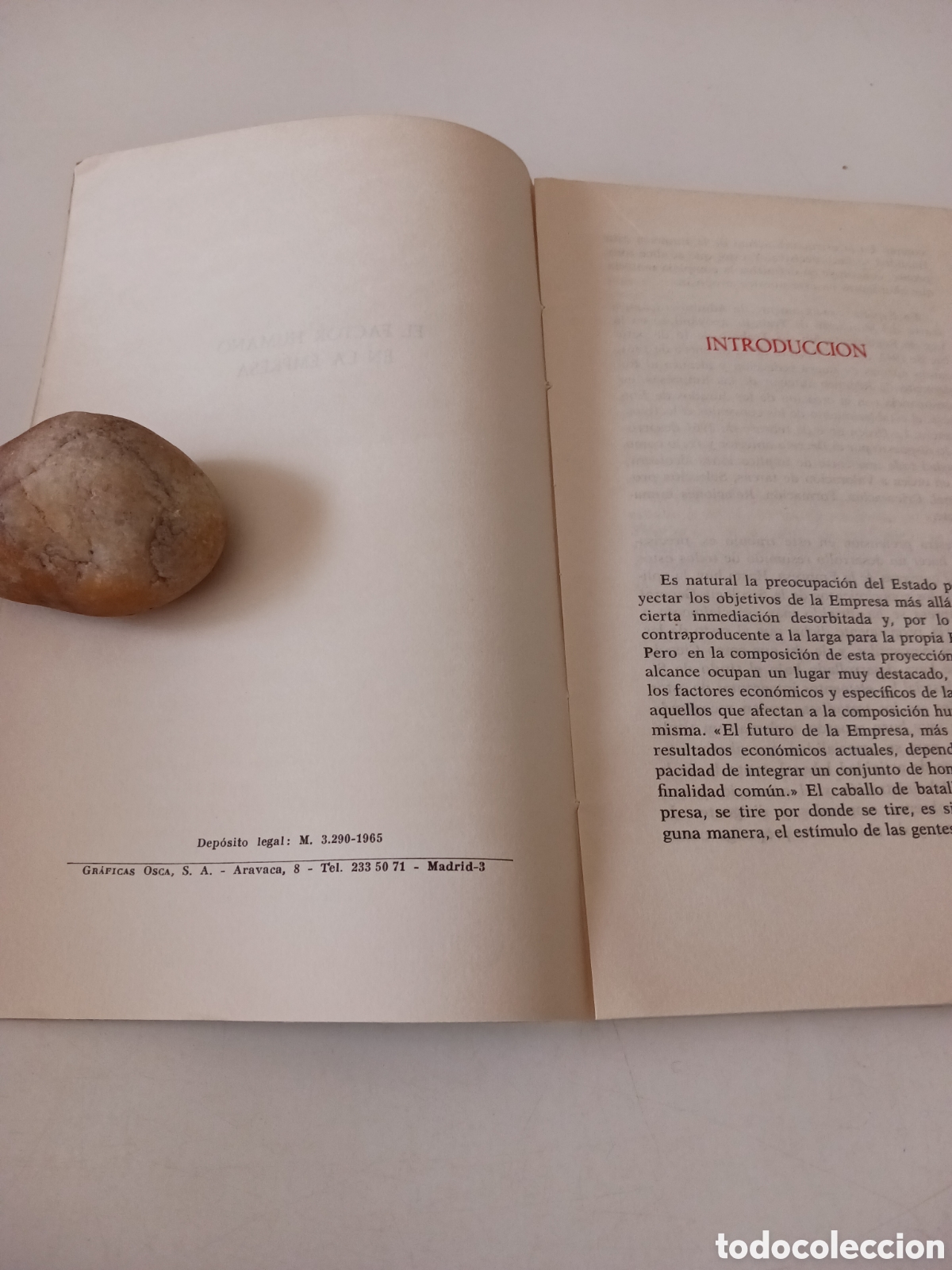 Libros de segunda mano: El factor humano en la empresa, Agust&iacute;n Lafourcade, 1965 - Foto 3