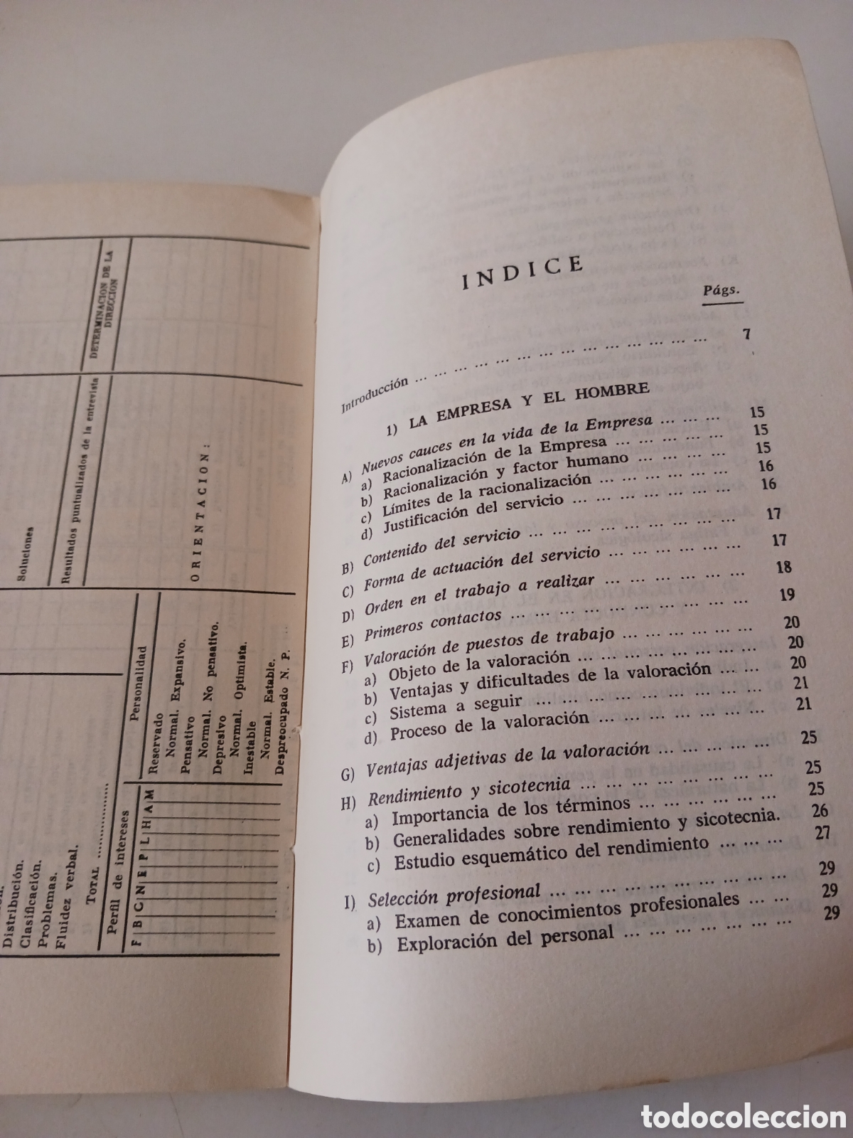 Libros de segunda mano: El factor humano en la empresa, Agust&iacute;n Lafourcade, 1965 - Foto 4