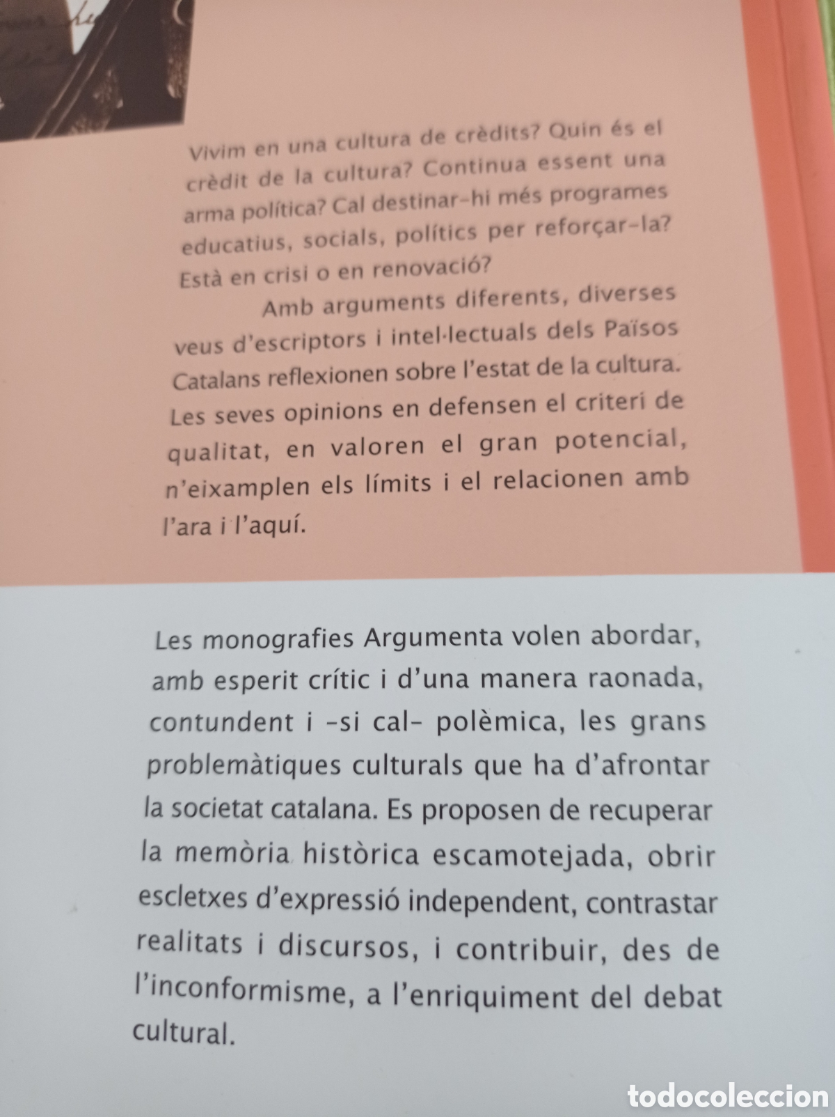 Libros de segunda mano: El (des)cr&egrave;dit de la cultura - Foto 5
