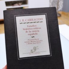 Libros de segunda mano: ESTUDIOS HISTORICOS CRITICOS DE LA CIENCIA ESPAÑOLA. J.R.CARRACIDO. EDITORIAL ALFA FULLA.