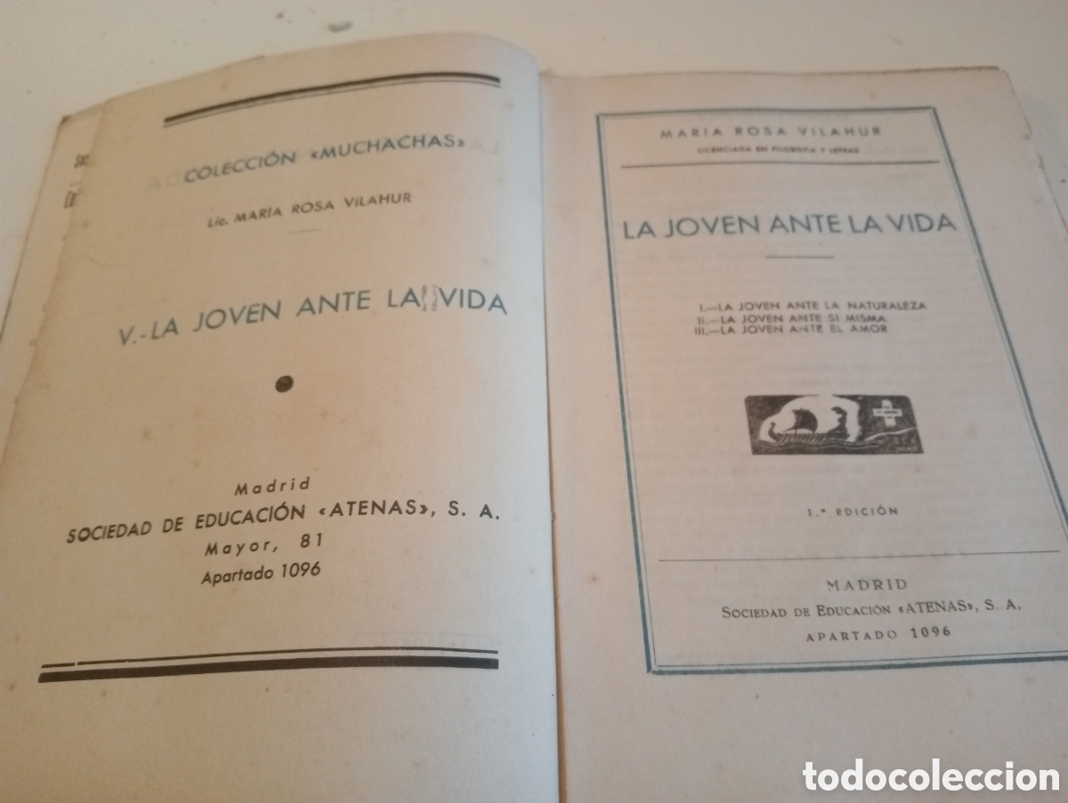 Libros de segunda mano: La joven ante la vida - Foto 2