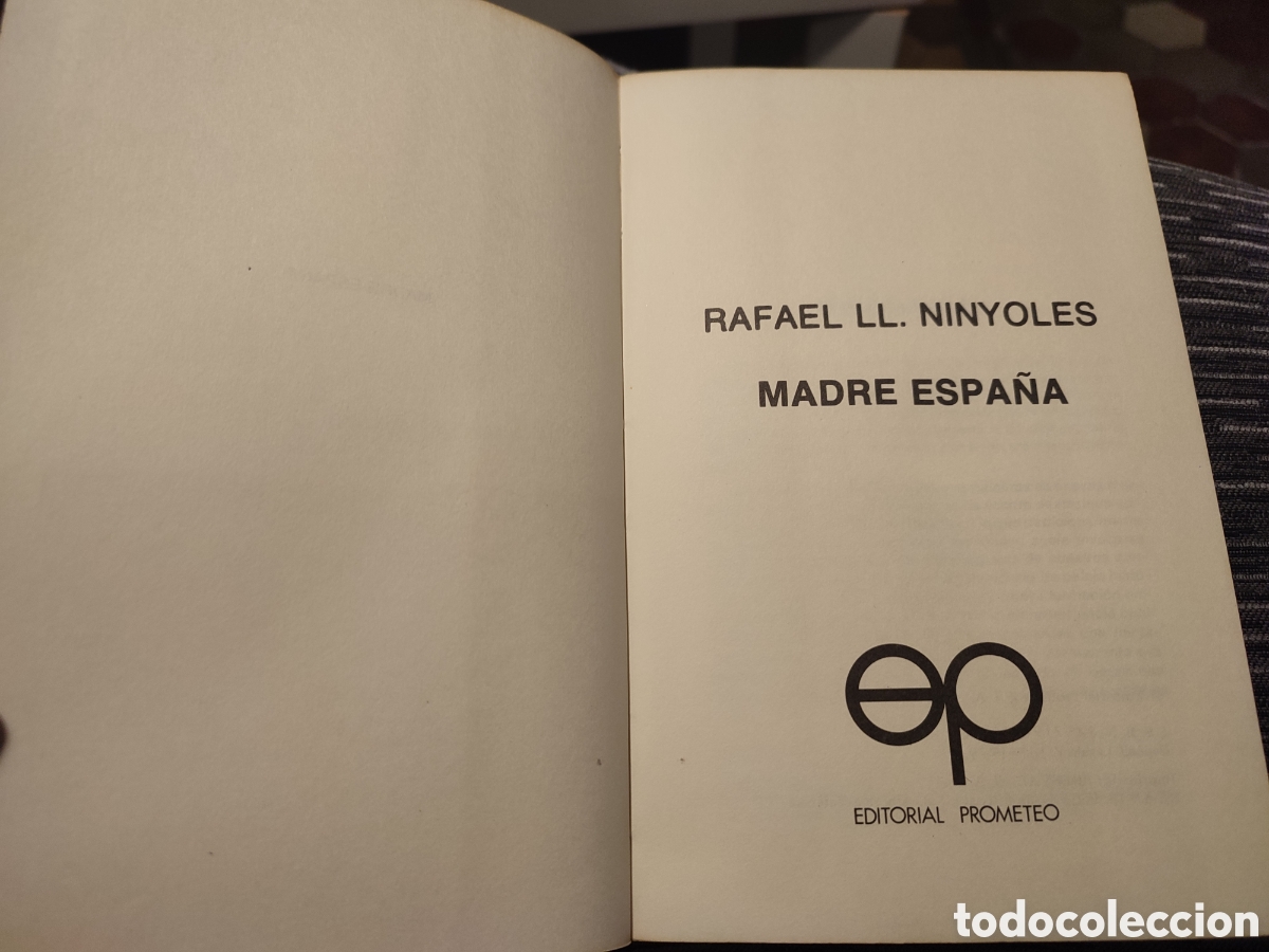 Libros de segunda mano: Madre Espa&ntilde;a Rafael Llu&iacute;s Ninyoles - Foto 5