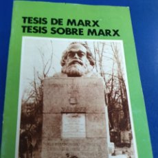 Libros de segunda mano: TESIS DE MARX TESIS SOBRE MARX CARLOS VALVERDE. Lote 381362964