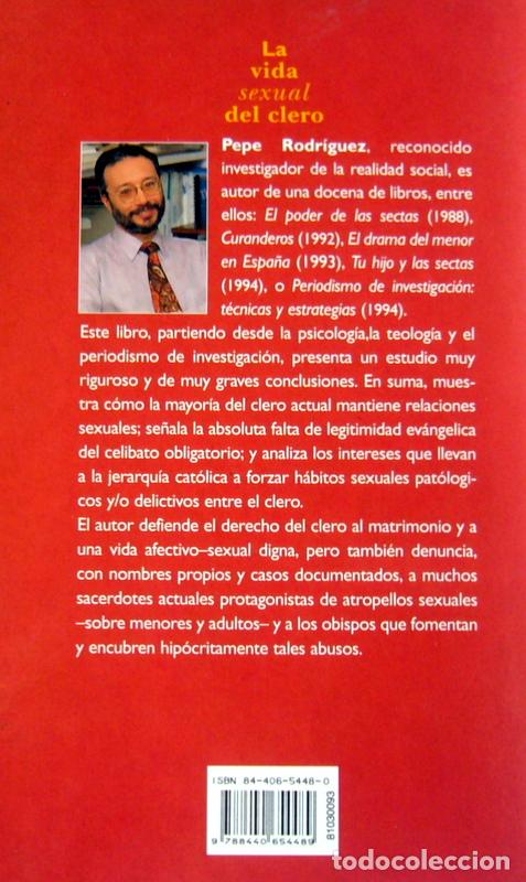 Libros de segunda mano: LA VIDA SEXUAL DEL CLERO - PEPE RODRIGUEZ - Foto 5