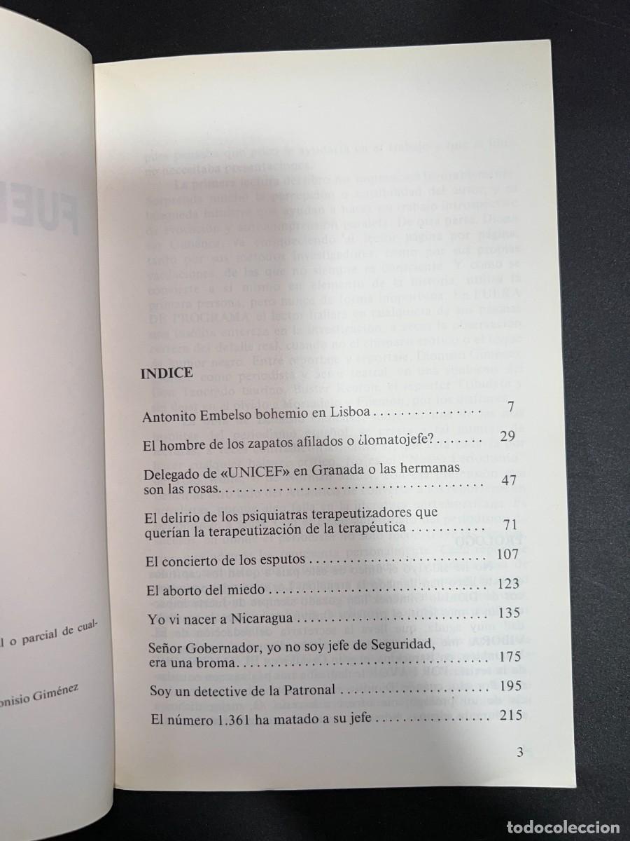 Libros de segunda mano: REPORTAJES FUERA DE PROGRAMA. 1&ordf; ED. BARCELONA, 1985. PAGS: 237 - Foto 5