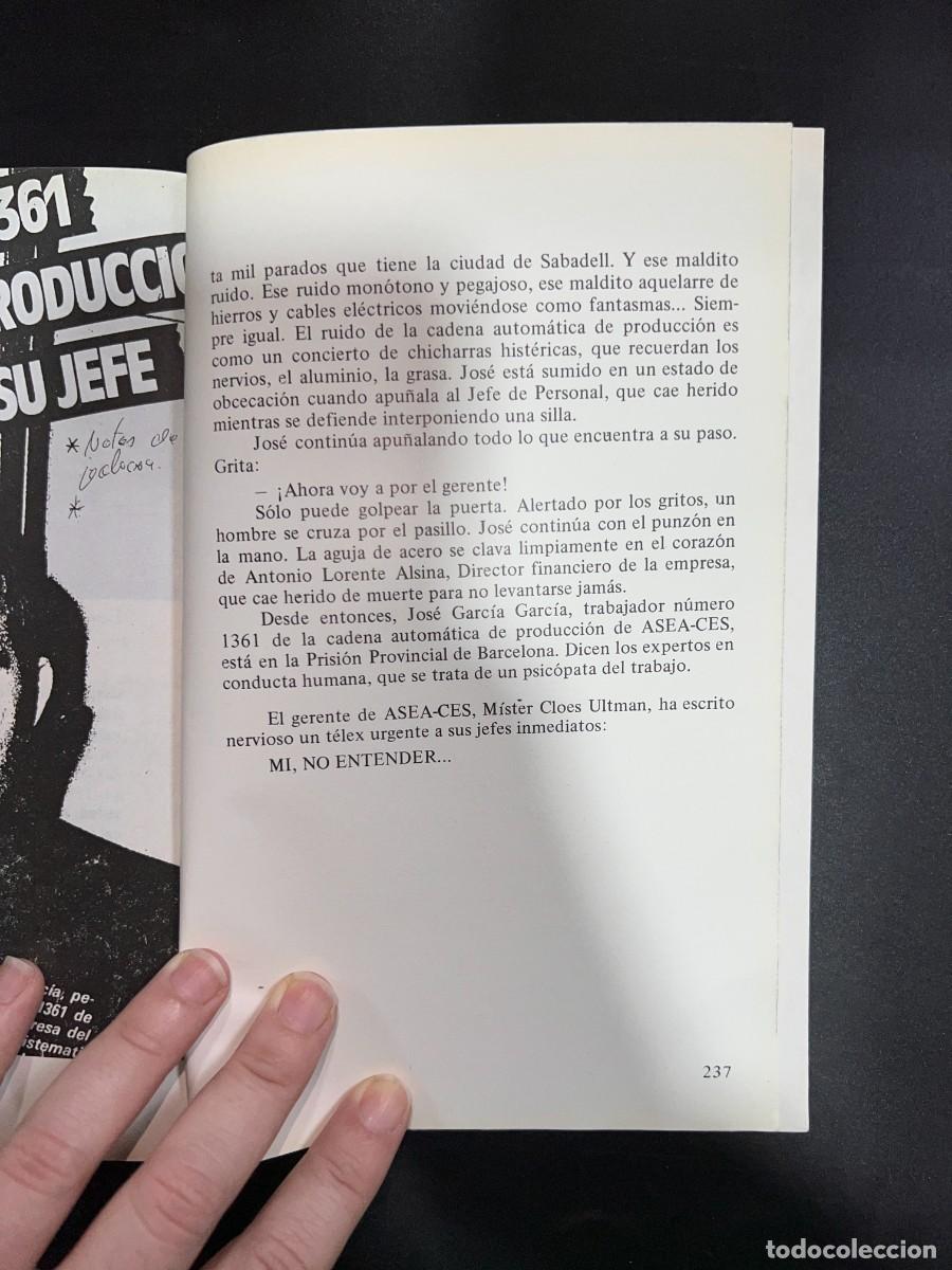 Libros de segunda mano: REPORTAJES FUERA DE PROGRAMA. 1&ordf; ED. BARCELONA, 1985. PAGS: 237 - Foto 8