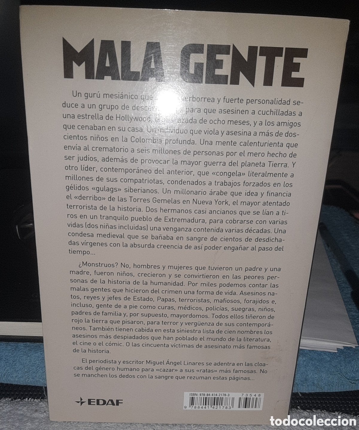 Libros de segunda mano: Mala gente - Foto 2
