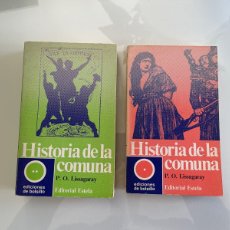 Libros de segunda mano: HISTORIA DE LA COMUNA 1 Y 2 P.O. LISSAGARAY. EDITORIAL ESTELA.