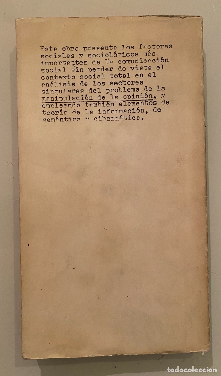 Libros de segunda mano: Comunicaci&oacute;n y Sociedad - HUND, Wulf D. - Foto 2